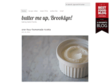 Tablet Screenshot of buttermeupbrooklyn.com